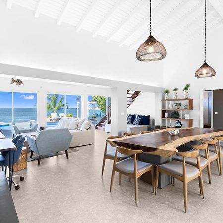 Surfsong Villa- Luxury Water Front Villa For 12 Maho Exterior foto