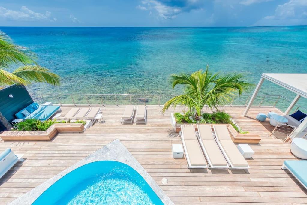 Surfsong Villa- Luxury Water Front Villa For 12 Maho Exterior foto