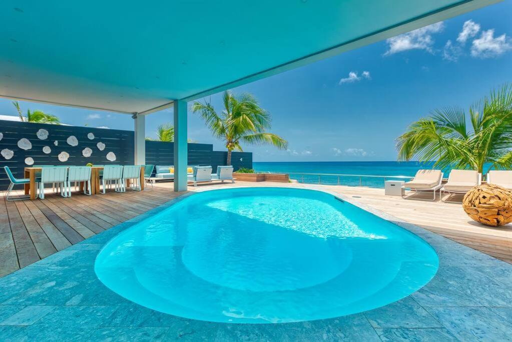 Surfsong Villa- Luxury Water Front Villa For 12 Maho Exterior foto