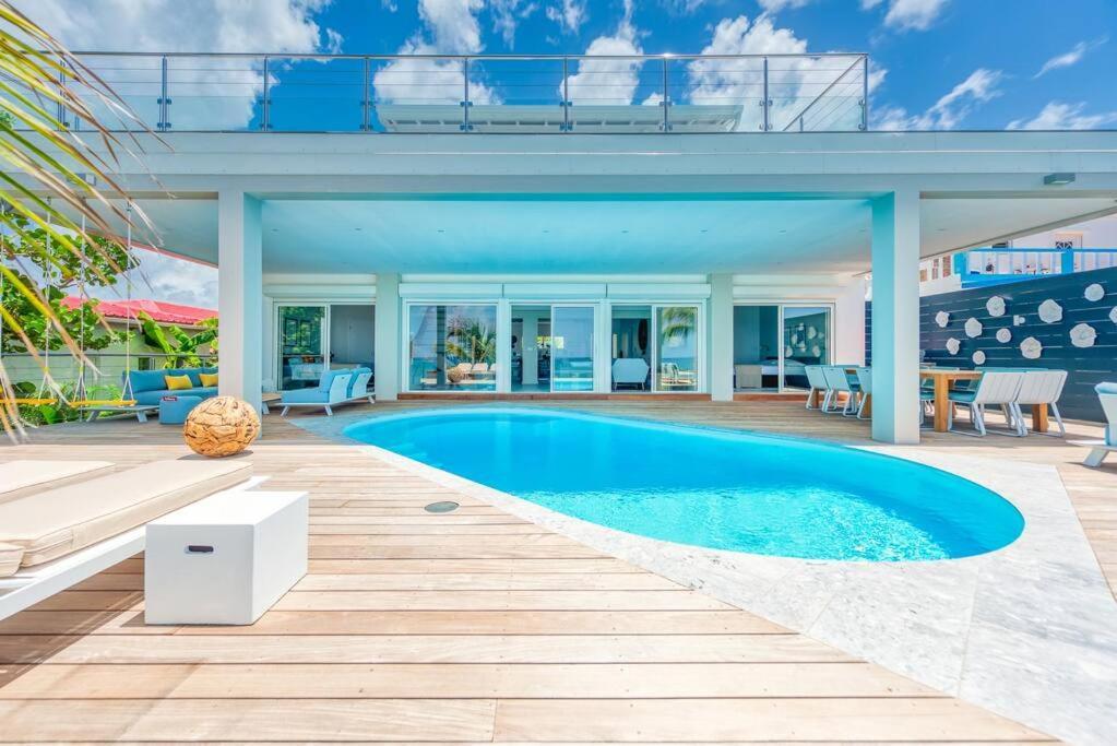 Surfsong Villa- Luxury Water Front Villa For 12 Maho Exterior foto